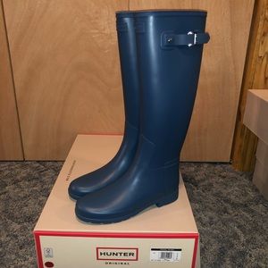 NWB Hunter Rain Boots Refined Rock Pool
